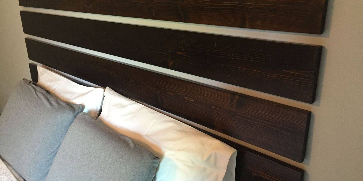 how to hang a headboard without nails