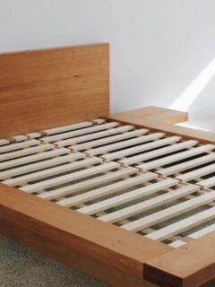 how to keep bed slats from falling out