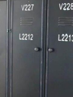 how to paint metal lockers