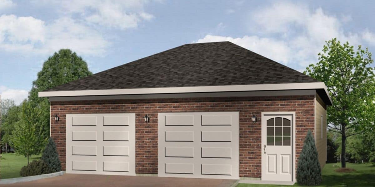 Cost To Build A 24x24 Garage, 1 2 Car Attached Garage Plans