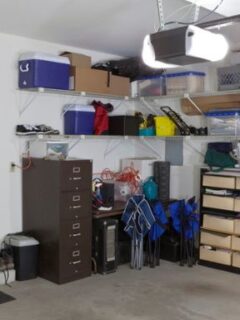 How to install Overhead Garage Storage Racks with a Ceiling Mount Shelf