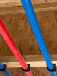 Removing Old Steel Water Pipe and Replacing it with New PEX Piping