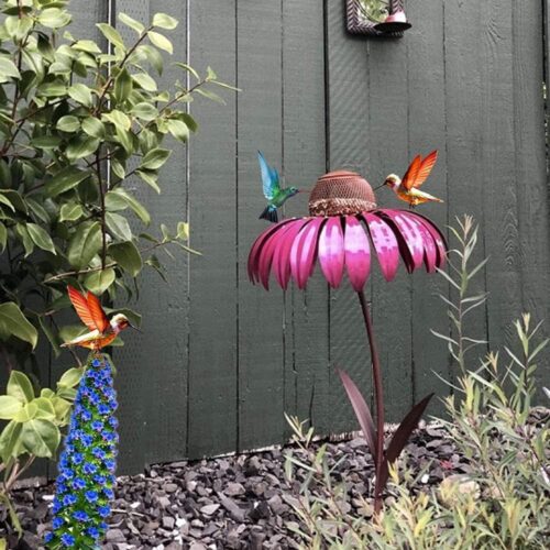 flower shaped bird feeder