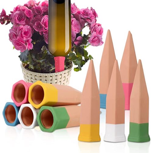 Multicolored Self-Watering Stakes